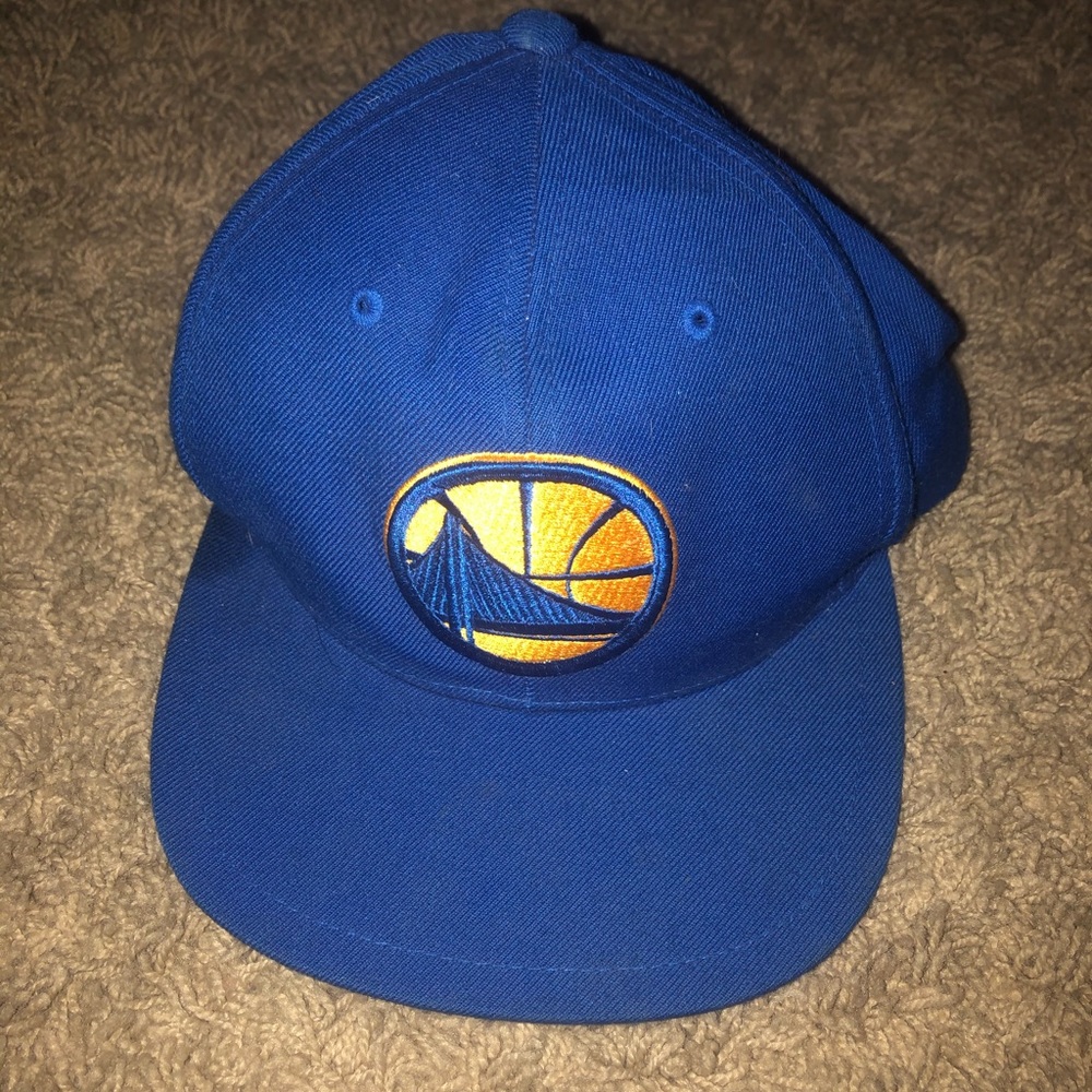 Golden warriors hat